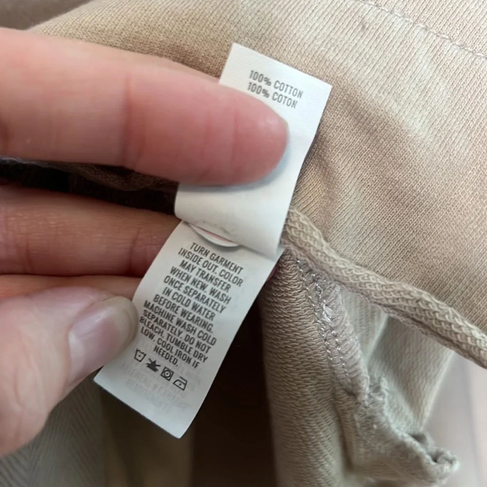 AERIE Sunwashed Desert oversized Hoodie in Strand size XS - Picture 8 of 11